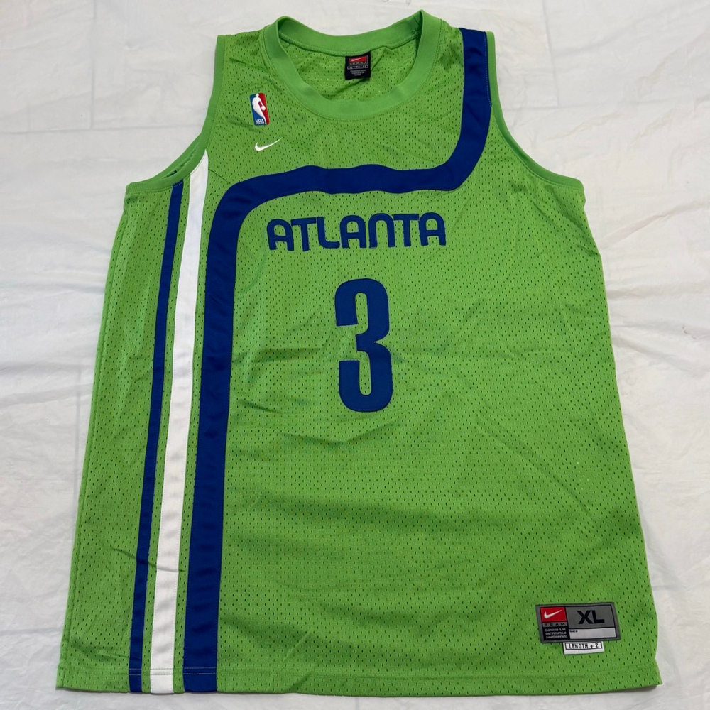 Nike Atlanta Hawks Shareef Green Blue Jersey Men’s XL